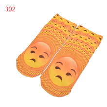 10 Styles Women 3D Printed Smiley Face Emoticons Emoji Amusing Ankle Socks Costume Accessories For Women J4U66