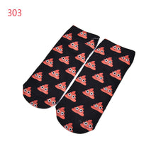 10 Styles Women 3D Printed Smiley Face Emoticons Emoji Amusing Ankle Socks Costume Accessories For Women J4U66