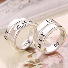 Couple Ring For Best Friends Forever Gift Best Bitches Rings Split word Two Rings J4U66