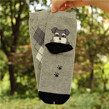 Women 3D Print Animal Dog Socks Xmas Socks Funny Casual Socks 6 Styles  J4U66
