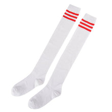 Women's Striped Thigh High Sexy Cotton Polyester Socks Over Knee Girl Lady Socks 4 Colors J4U66