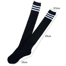 Women's Striped Thigh High Sexy Cotton Polyester Socks Over Knee Girl Lady Socks 4 Colors J4U66