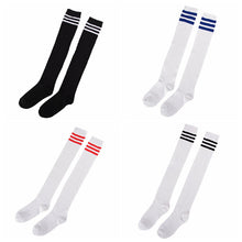 Women's Striped Thigh High Sexy Cotton Polyester Socks Over Knee Girl Lady Socks 4 Colors J4U66