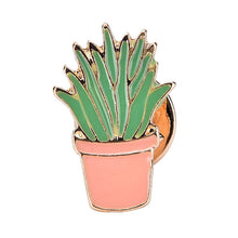 jewelry Cactus Metal Brooch Pins Button Pins Jeans Bag Decoration J4U66