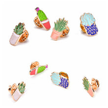 jewelry Cactus Metal Brooch Pins Button Pins Jeans Bag Decoration J4U66