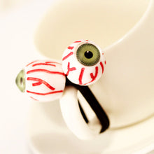 Lady Punk Eye Ball Hairband Hair Rope Green Blue Women Hair Accessories J4U66