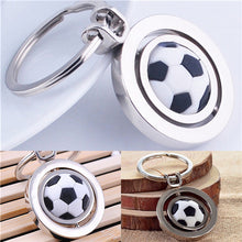 s 3D Sports Rotating Basketball football soccer Keychain Keyring Ring Key Fob Ball Gifts For Men  J4U66