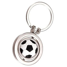 s 3D Sports Rotating Basketball football soccer Keychain Keyring Ring Key Fob Ball Gifts For Men  J4U66