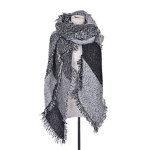 s Wool Tassels Plaid Checks Wide Lattices Long Scarf Shawl Wrap Scarve3 Colors J4U66