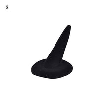 s Black Velvet 1/2/3 Finger Ring Stand Jewelry Holder Display Women Jewelry Gift For Lady  J4U66
