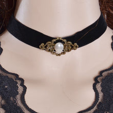 Charm Pendant Jewelry Women Vintage Black Velvet Retro Choker Collar Bib Necklace  J4U66