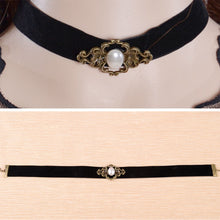 Charm Pendant Jewelry Women Vintage Black Velvet Retro Choker Collar Bib Necklace  J4U66