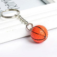 Football Basketball Golf ball Pendant Keyring Sports metal Keychain Car Key Chain Key Ring 3 Styles J4U66