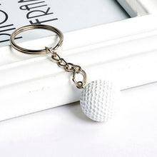 Football Basketball Golf ball Pendant Keyring Sports metal Keychain Car Key Chain Key Ring 3 Styles J4U66