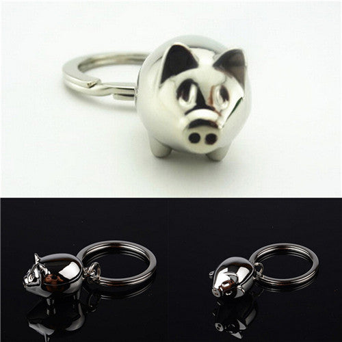 s Lovely Mini Pig Key Chain Key Ring Cute Gift Keyring Charm Decoration Keyfob Gifts  J4U66