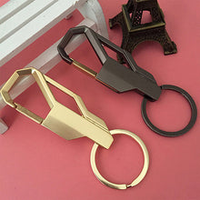 s Luxury Manual metal inlay Keychain Car Key Chain Key Ring Birthday Gift For Man Women Gold black colors J4U66