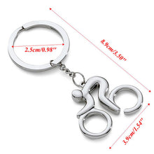 s Metal Key Chain Key Ring Bicycle Bike Shaped Keychain Gifts For men  J4U66