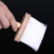 proessional wood neck dusterclean brush barbers haircutting hairdressing stylist salon J4U66