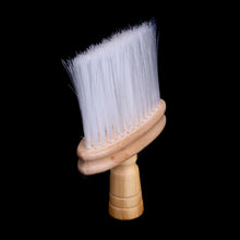 proessional wood neck dusterclean brush barbers haircutting hairdressing stylist salon J4U66
