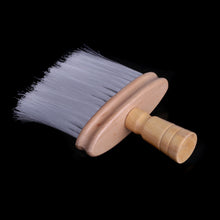 proessional wood neck dusterclean brush barbers haircutting hairdressing stylist salon J4U66