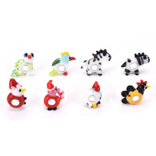 s Silver Plated bead Core Animal Glass Bead Lampwork Fit European bracelet & bangle DIY jewelry Making J4U66