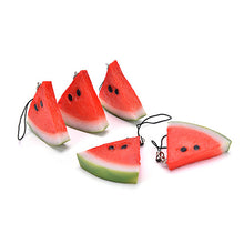 s Simulation fruit Watermelon Charm Keychain Ring DIY Bag Key Chain Handbag Jewelry Gift Accessories  J4U66