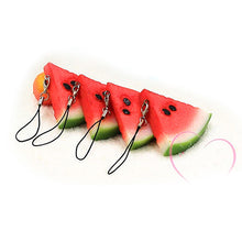 s Simulation fruit Watermelon Charm Keychain Ring DIY Bag Key Chain Handbag Jewelry Gift Accessories  J4U66