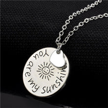 s Women Jewelry Women "you are my sunshine" Letter Pendant Necklace Women Love Gifts  J4U66