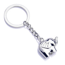 s animal key rings Alloy elephant keychain for girl women handbag charm accessory Silver Gold Colors  J4U66