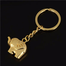 s animal key rings Alloy elephant keychain for girl women handbag charm accessory Silver Gold Colors  J4U66