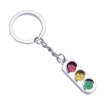 s car key chain Red and green lights Traffic Light keychain maleWomen's key ring  J4U66