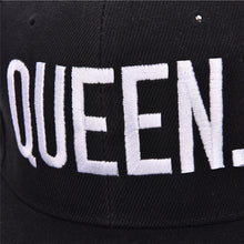 s hip hop letter caps QUEEN KING baseball cap hats Lovers snapback sun hat caps Gifts  J4U66