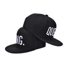s hip hop letter caps QUEEN KING baseball cap hats Lovers snapback sun hat caps Gifts  J4U66