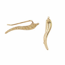 Ear Sweep Wrap Silver & Gold Ear Climber Leafs Ear Clip Cuffs Earrings for Women Jewelry J4U66