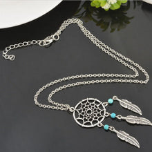 accessories jewelry Dream catcher leather pendant necklace gift for women girl  J4U66