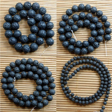 Mens Beaded Jewelry Lava Stone Beads Gallstone Volcanic Bracelet Man Party Gift Yoga Jewelry 8-14mm J4U66