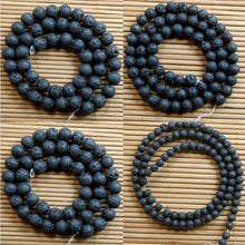 Mens Beaded Jewelry Lava Stone Beads Gallstone Volcanic Bracelet Man Party Gift Yoga Jewelry 8-14mm J4U66