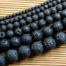 Mens Beaded Jewelry Lava Stone Beads Gallstone Volcanic Bracelet Man Party Gift Yoga Jewelry 8-14mm J4U66