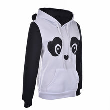 Womens Casual Long Sleeve Cute Panda Pocket Hoodie Sweatshirt Pullover Tops Shirt Coat J4U66