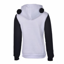 Womens Casual Long Sleeve Cute Panda Pocket Hoodie Sweatshirt Pullover Tops Shirt Coat J4U66
