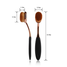 2pcs powder makeup foundation brush blend tools oval makeup cosmetic cream puff powder blush make up brushes J4U66