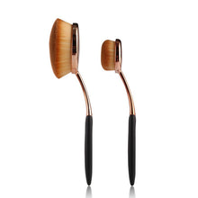 2pcs powder makeup foundation brush blend tools oval makeup cosmetic cream puff powder blush make up brushes J4U66