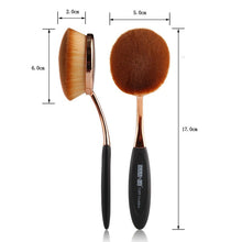 2pcss Powder Makeup Foundation Brush Blend Tools Oval Makeup Cosmetic Cream Puff Powder Blush Make Up Brushes J4U66