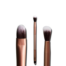 Makeup Eye Powder Foundation Eyeshadow Flawless Blending Double-Ended Eye Shadow Brush Tool J4U66