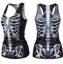 Tanks & Camis RIBS 3D Vest Tops Skull Bone Camisole Sexy Tank J4U66