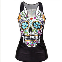 Tanks & Camis RIBS 3D Vest Tops Skull Bone Camisole Sexy Tank J4U66
