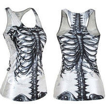 Tanks & Camis RIBS 3D Vest Tops Skull Bone Camisole Sexy Tank J4U66