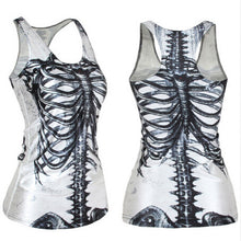 Tanks & Camis RIBS 3D Vest Tops Skull Bone Camisole Sexy Tank J4U66