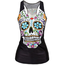 Tanks & Camis RIBS 3D Vest Tops Skull Bone Camisole Sexy Tank J4U66