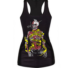 Tanks & Camis RIBS 3D Vest Tops Skull Bone Camisole Sexy Tank J4U66